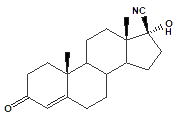 17-alpha-Hydroxy-17β-cyanoandrost-4-en-3-one